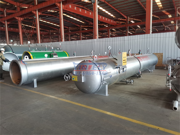 1米*18.5米長(zhǎng)橡膠管道硫化罐